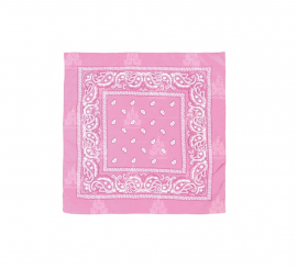 Pink Paisley scarf 54x54 cm