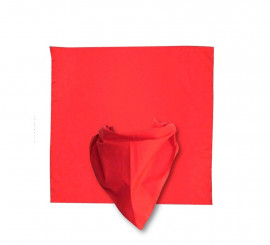 Roter Schal 54x54 cm. für Peñas