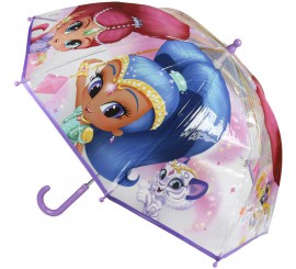 Guarda-chuva roxo cintilante e brilhante de 71 cm