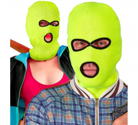 Pasamontañas amarilla Fluorescentes