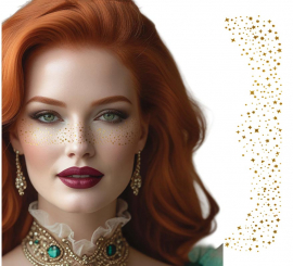 Pecas Adhesivas doradas