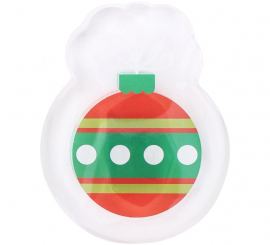 Pegatina Gel Led Bola Navidad de 10x15 cm