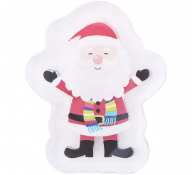 Pegatina Gel Led Papá Noel de 10x15 cm