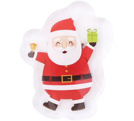 Pegatina Gel Led Santa Claus de 10x15 cm