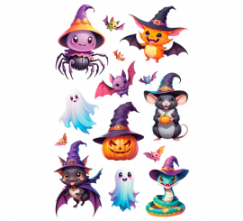 Funny Halloween Stickers