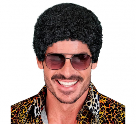 Adult Wet Look Afro Wig