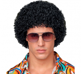 Black 70s Disco Afro Wig