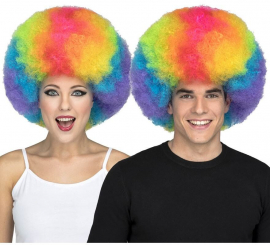 Extra Large Multicolor Afro Wig