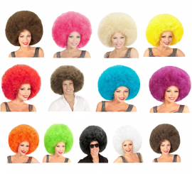 Peruca Afro Oversized em várias cores de alta qualidade