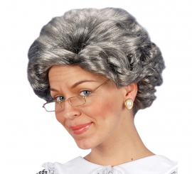 Adult Grandma Agatha Wig