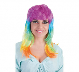 Colorful 4 Layers Mane Wig