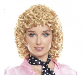 Short Curly Blonde Actress Wig