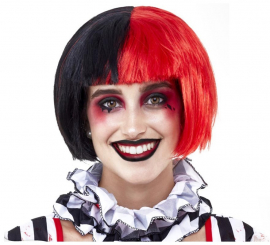 Evil Harlequin Wig