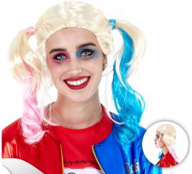 Tricolor Conflictive Clown Wig