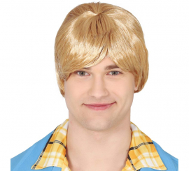 Short hair blonde men's wig