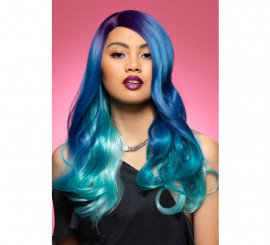 Manic Panic Wavy Blue Adult Wig