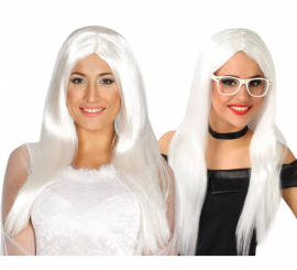 Long white hair wig for Halloween