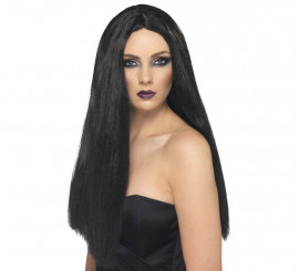 Long black hair wig