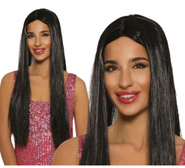 Black long hair wig