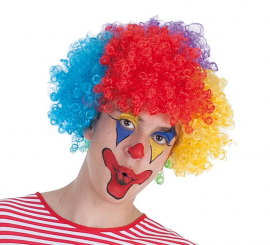 Multicolor Clown Wig