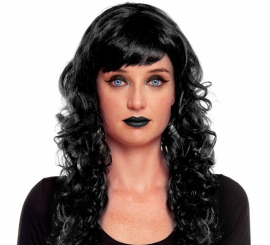 Black Ondas wig with fringe