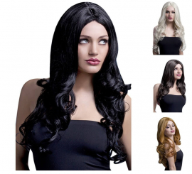 Long Rhianne wig with middle part High-end in various colors