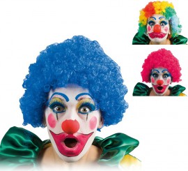 Curly Clown Wig in various colors