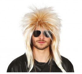 Smooth Blonde Rocker Wig