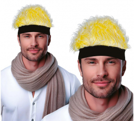 Peluca Rubia con Cinta