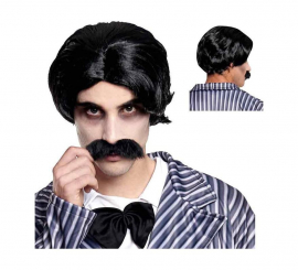 Adult Dark Father Wig and Mustache