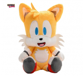 Tails Sonic the hedgehog plush sitting 20 cm