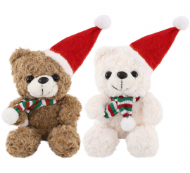 Peluche Osito Navidad surtidos de 22 cm