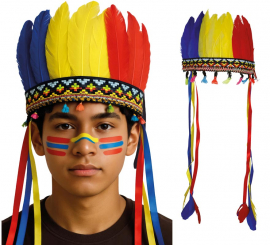 Penacho de Plumas multicolor