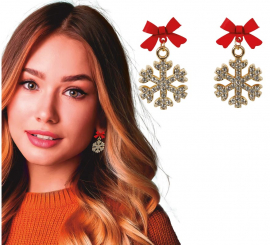 Christmas Snowflake Earrings