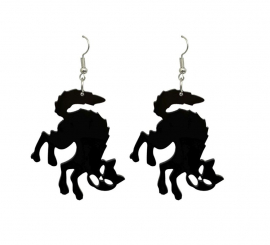 Black Cat Earrings