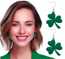 Pendientes de Trébol San Patricio
