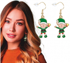 Brincos de elfo de Natal