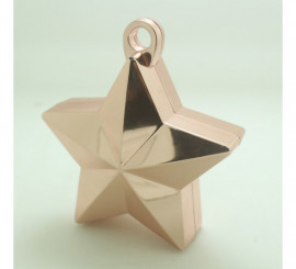 Rose Gold Star Balloon Weight