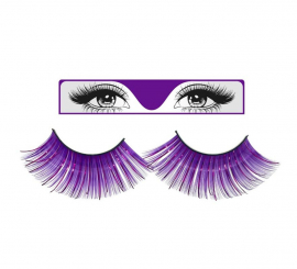 Long silver lilac eyelashes