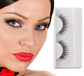 Black Sharp False Eyelashes with Glue