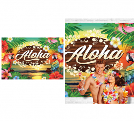 Photocall Summer Aloha 220x140 cm