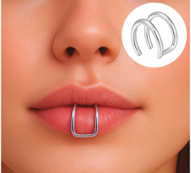 Piercing Doble Labio Falso