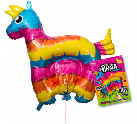 Multicolored Inflatable Donkey Piñata 115x115 cm