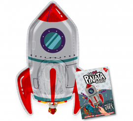 Inflatable Rocket Piñata 91x64 cm