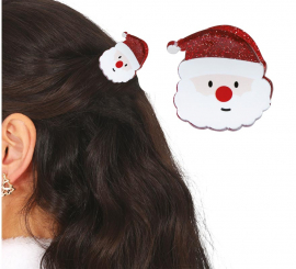 Presilha de cabelo de Papai Noel 4,5 cm