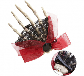 Skeleton Hand Hair Clip