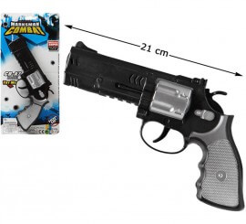 Polizeigewehr in Silber 35x15 cm