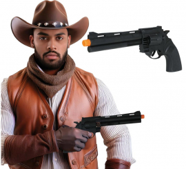Pistola de Vaquero de 32 cm de Plástico de Juguete