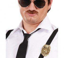 Insigne de police doré