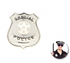 Placa Special Police de metal